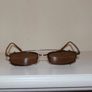 Contempo Women's Glasses with Sunglasses clip on (CC6111)